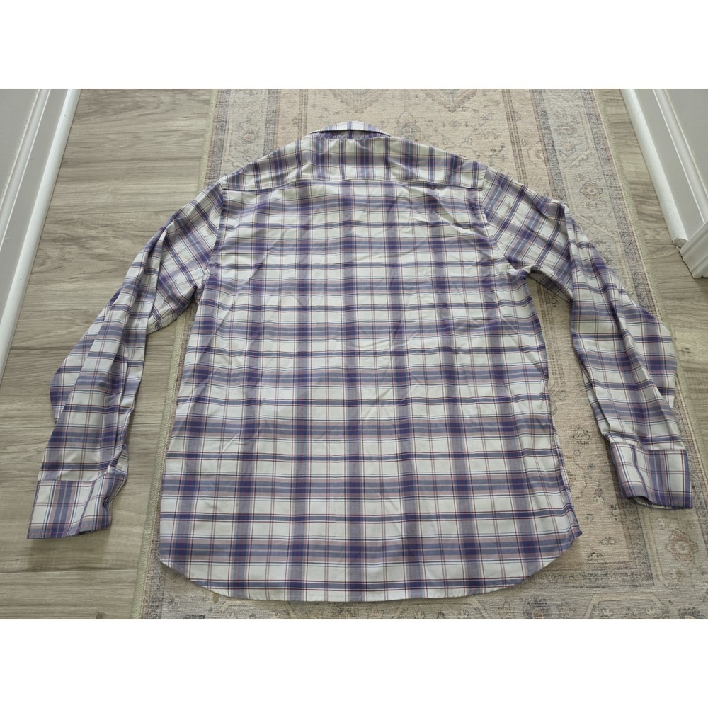 Twillory Mens Large Blue Red Plaid Button Shirt large - Picture 7 of 8